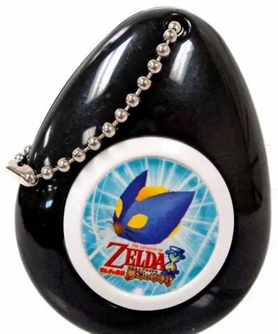 All Brands Bandai America | The Legend Of Zelda Phantom Hourglass Nintendo Ds Black Sound Effect Keychain