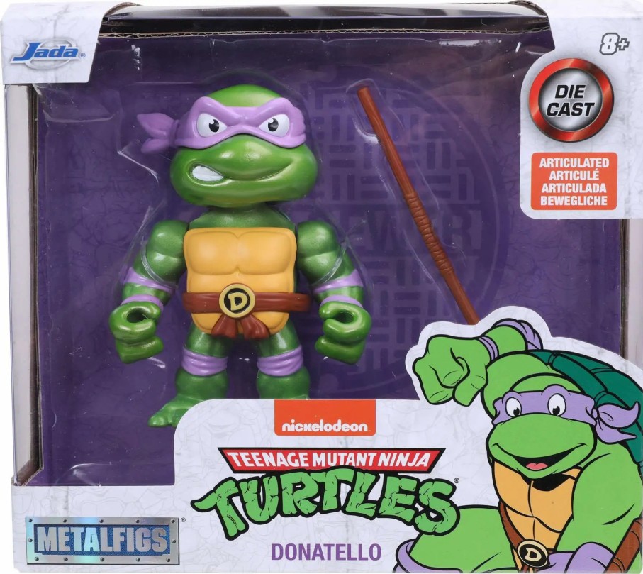 All Brands Jada Toys | Teenage Mutant Ninja Turtles Metalfigs Die Cast Donatello 4-Inch Die Cast Figure