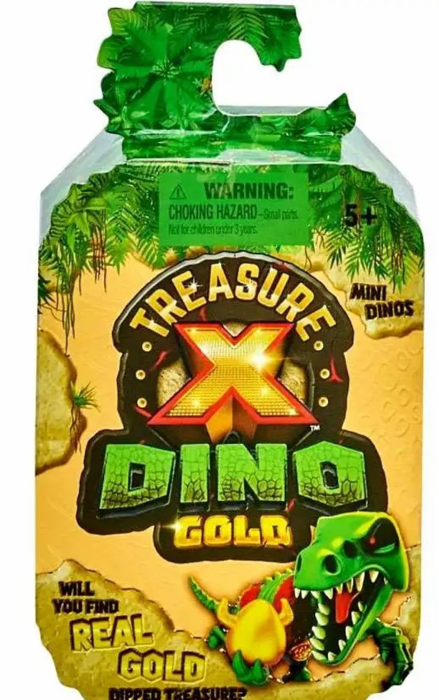 All Brands Moose Toys | Treasure X Dino Gold Mini Dinos Mystery Pack [1 Random Dinosaur Figure]