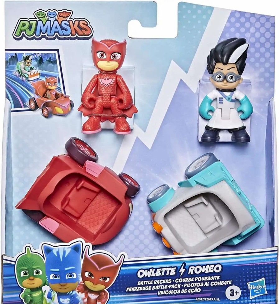 All Brands Hasbro Toys | Disney Junior Pj Masks Hero Vs Villain Owlette Vs. Romeo Battle Pack