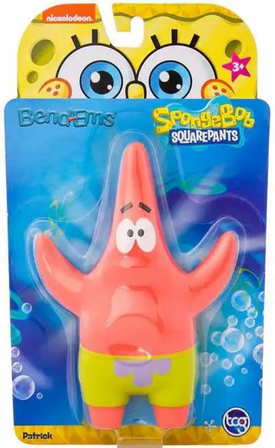 All Brands TCG Toys | Spongebob Squarepants Bend-Ems Patrick 4.5-Inch Bendable Figure