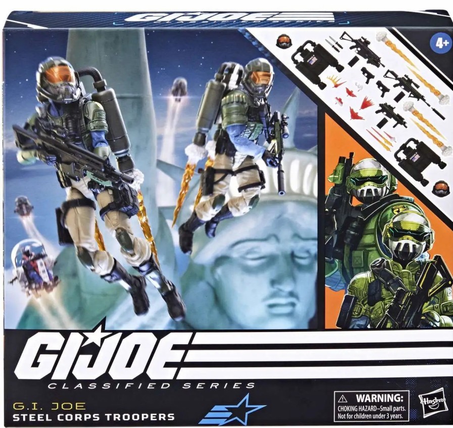 All Brands Hasbro | Gi Joe Classified Series Steel Corps Troopers Action Figure 2-Pack (Pre-Order Ships February)