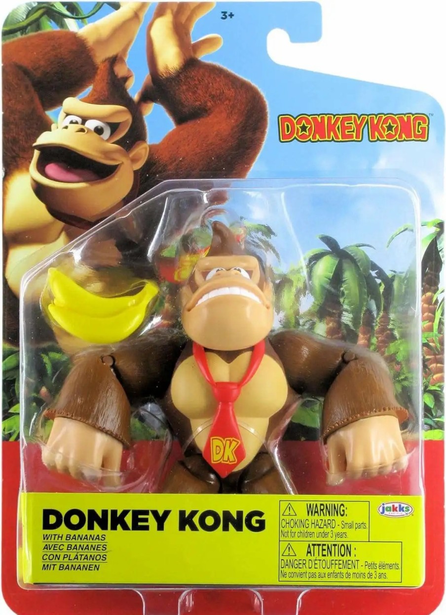 All Brands Jakks Pacific | World Of Nintendo Donkey Kong Action Figure