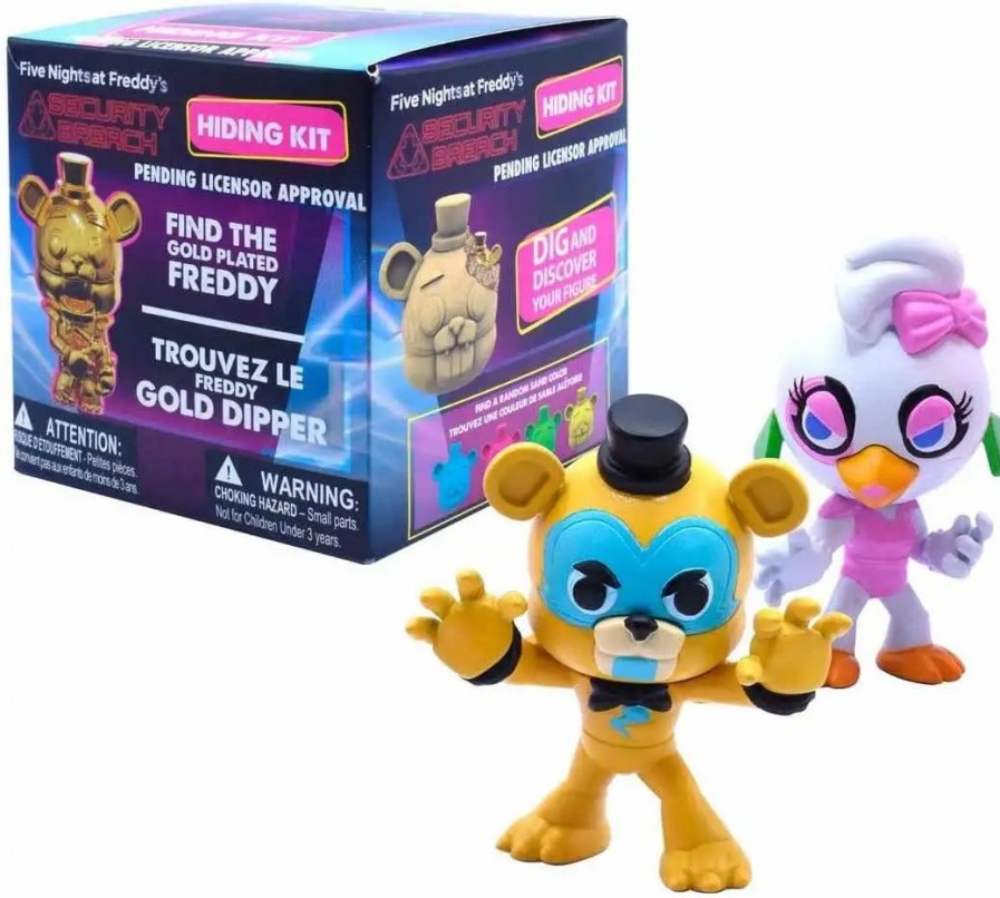 All Brands Just Toys | Five Nights At Freddy'S Hiding Dig Kit Mystery Pack [Find The Gold Plated Freddy]