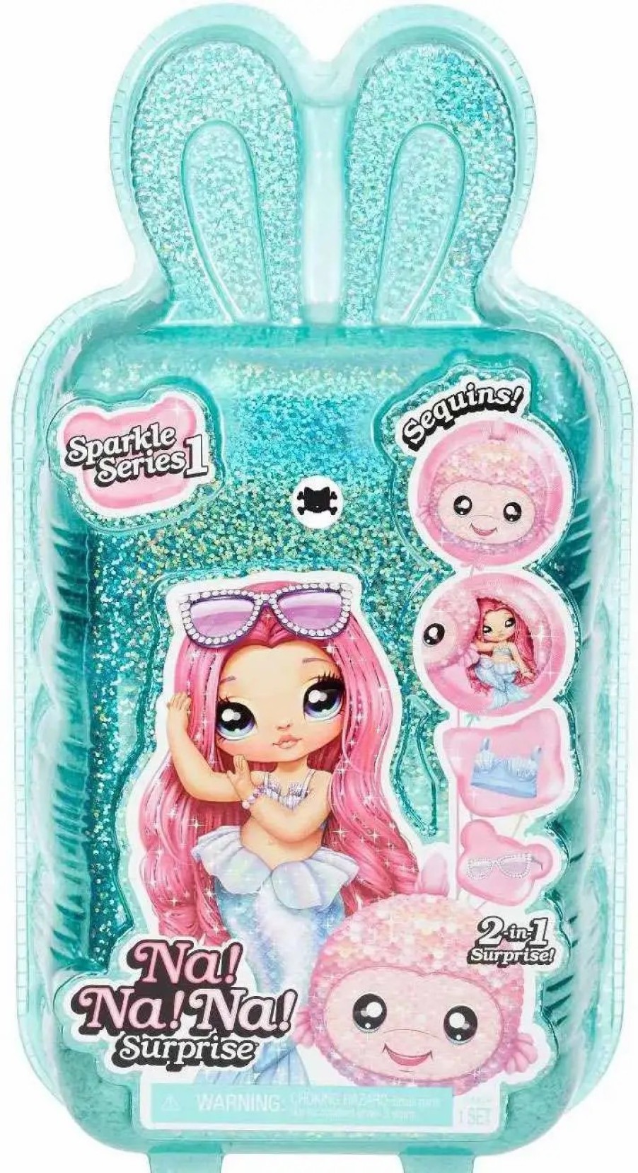 All Brands MGA Entertainment | Na! Na! Na! Surprise Sparkle Series 1 Figure [1 Random Fashion Doll & Plush Pom Purse]