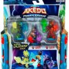 All Brands Moose Toys | Legends Of Akedo Powerstorm Burndown, Buster Splits & Shortout Mini Battling Action Figure Super Splitters Pack