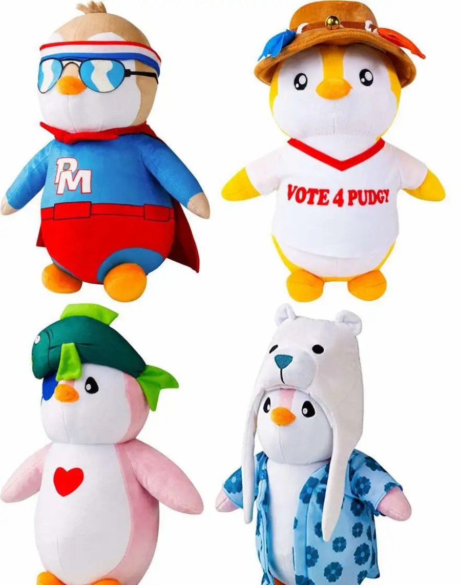 All Brands PMI | Pudgy Penguins Huggable 12-Inch Set Of 4 Plush