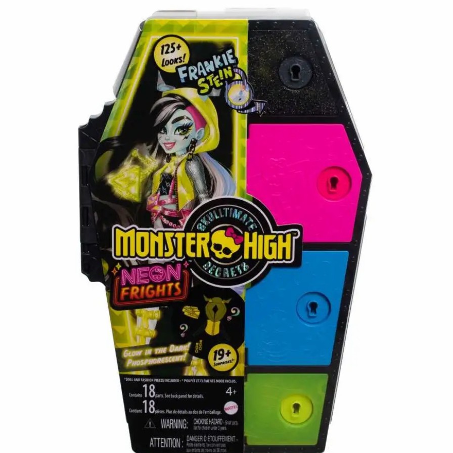 All Brands Mattel Toys | Monster High Skulltimate Secrets Neon Frights Frankie Stein Doll