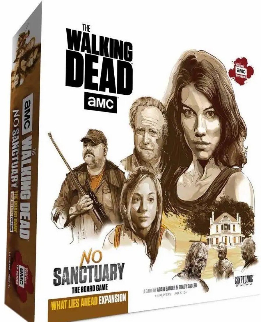 All Brands Cryptozoic Entertainment | The Walking Dead Amc Tv No Sanctuary What Lies Ahead Board Game Expansion