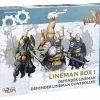 All Brands Cool Mini or Not | Wrath Of Kings Lineman Box 1 Miniatures Wok04003 [Defender Lineman, Defender Lineman Controller]