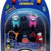 All Brands PMI | Among Us Crewmate Stampers Blister 5-Pack [5 Random Figures]