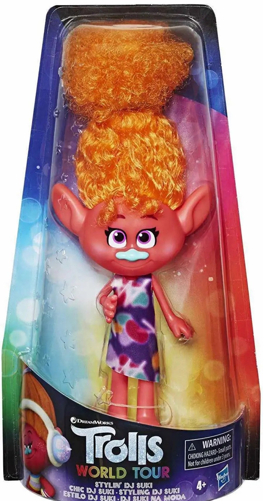 All Brands Hasbro Toys | Trolls World Tour Stylin' Dj Suku 2-Inch Fashion Doll