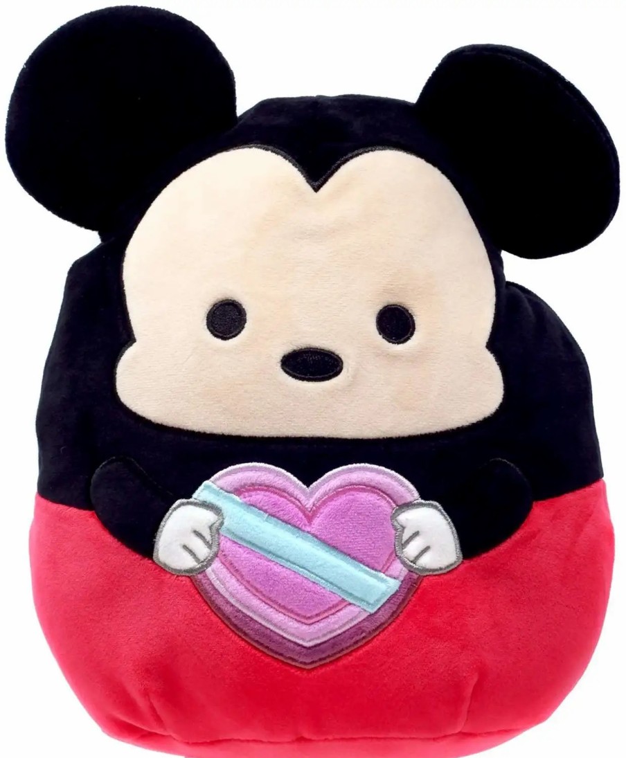 All Brands Kellytoys | Squishmallows Disney 2024 Valentine'S Day Mickey Mouse 8-Inch Plush [With Heart]