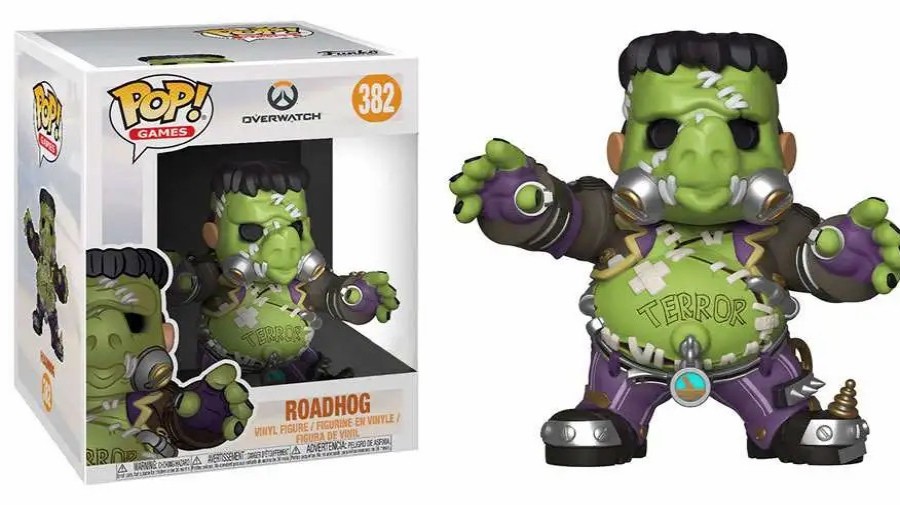 All Brands Funko | Funko Overwatch Pop! Games Roadhog Exclusive 6-Inch Vinyl Figure #382 [Super-Sized, Junkenstein'S Monster]