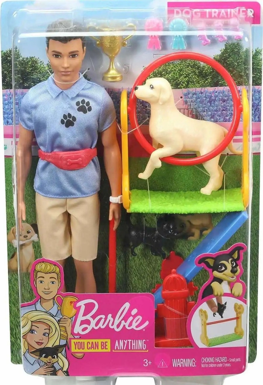 All Brands Mattel | Barbie You Can Be Anything Ken 13.25-Inch Doll [Dog Trainer]