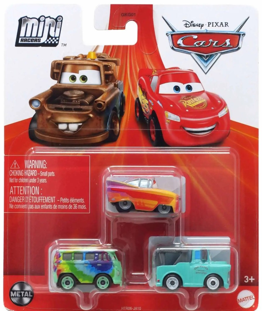 All Brands Mattel | Disney / Pixar Cars Die Cast Metal Mini Racers Brand New Mater, Fillmore & Radiator Springs Ramone Car 3-Pack