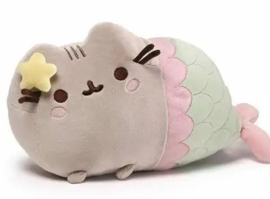 All Brands Gund | Pusheen Mermaid With Star 12-Inch Plush (Pre-Order Ships February)