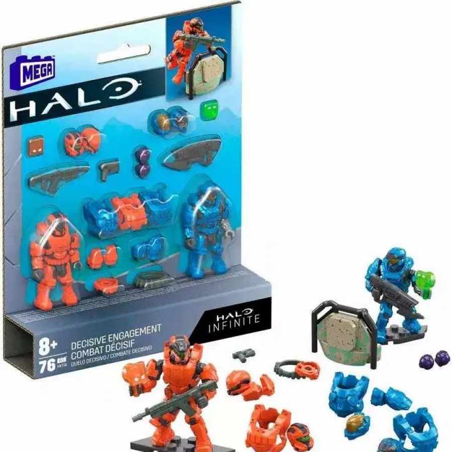 All Brands Mega Construx | Halo Infinite Decisive Engagement Mini Figure 2-Pack (Pre-Order Ships February)