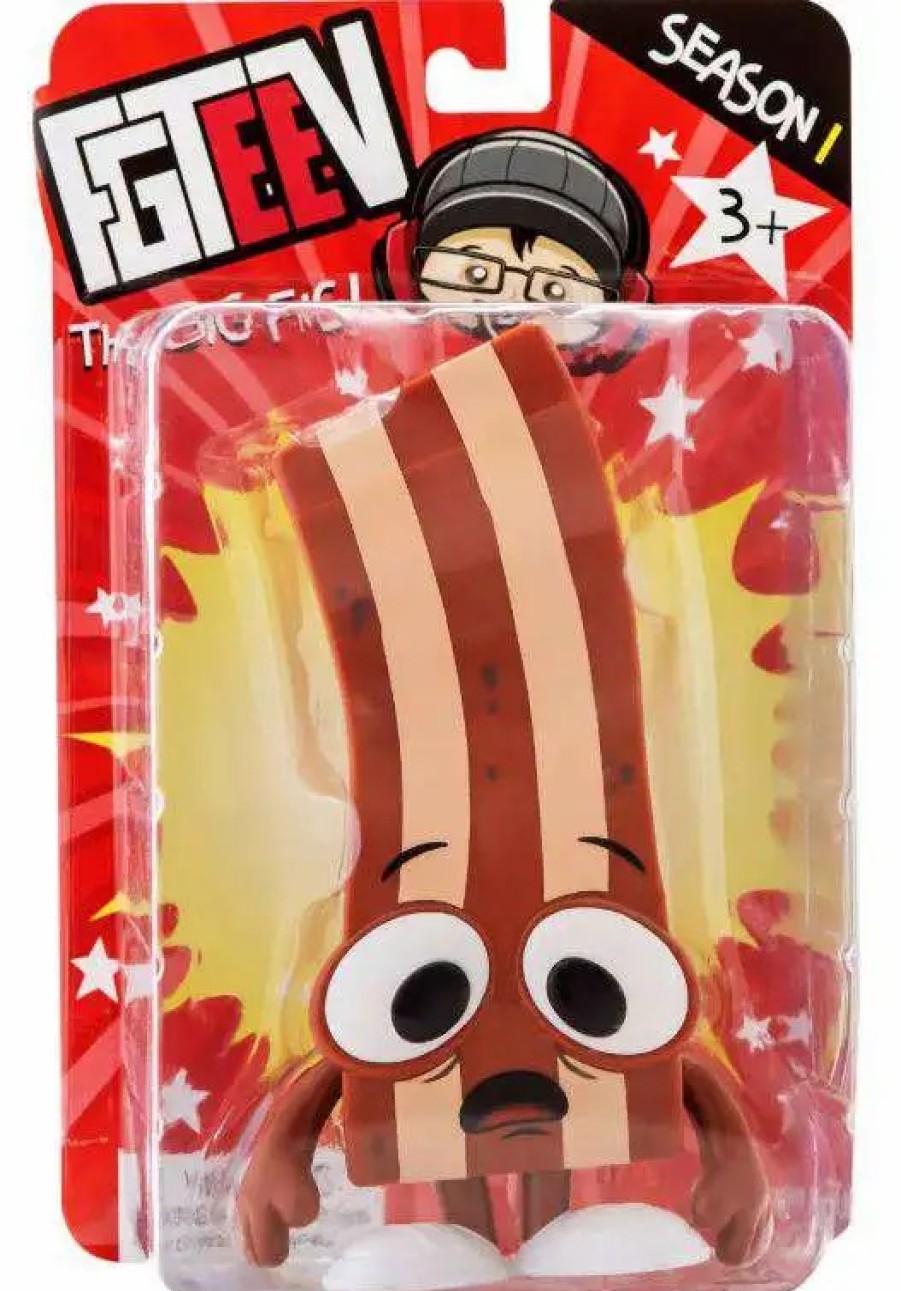 All Brands Bonkers Toy Co. | Fgteev Season 1 Derpy Bacon Action Figure [The Big Fig]