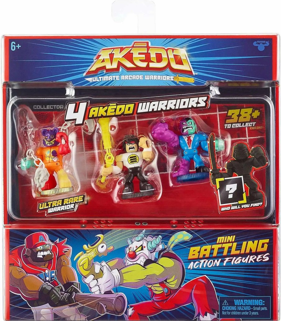 All Brands Moose Toys | Legends Of Akedo Warrior Collector Pack Mini Battling Action Figure 4-Pack [Version 3]