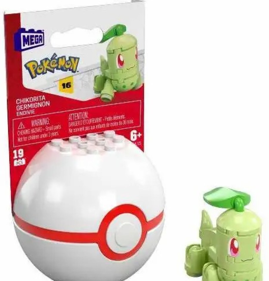 All Brands Mega Construx | Pokemon Series 16 Chikorita Set