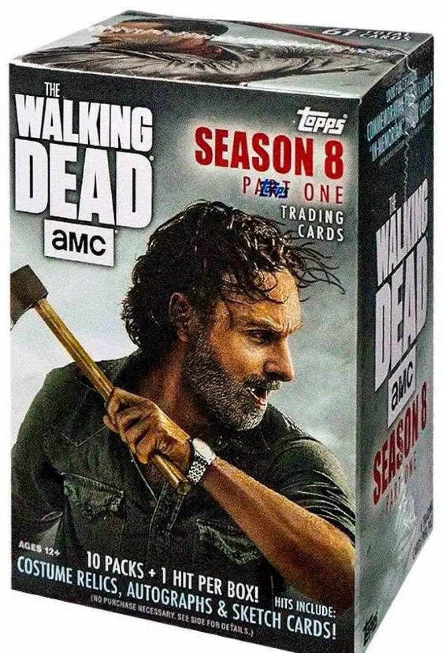 All Brands Topps | The Walking Dead Topps Season 8, Part 1 Trading Card Blaster Box [10 Packs & 1 Hit!]