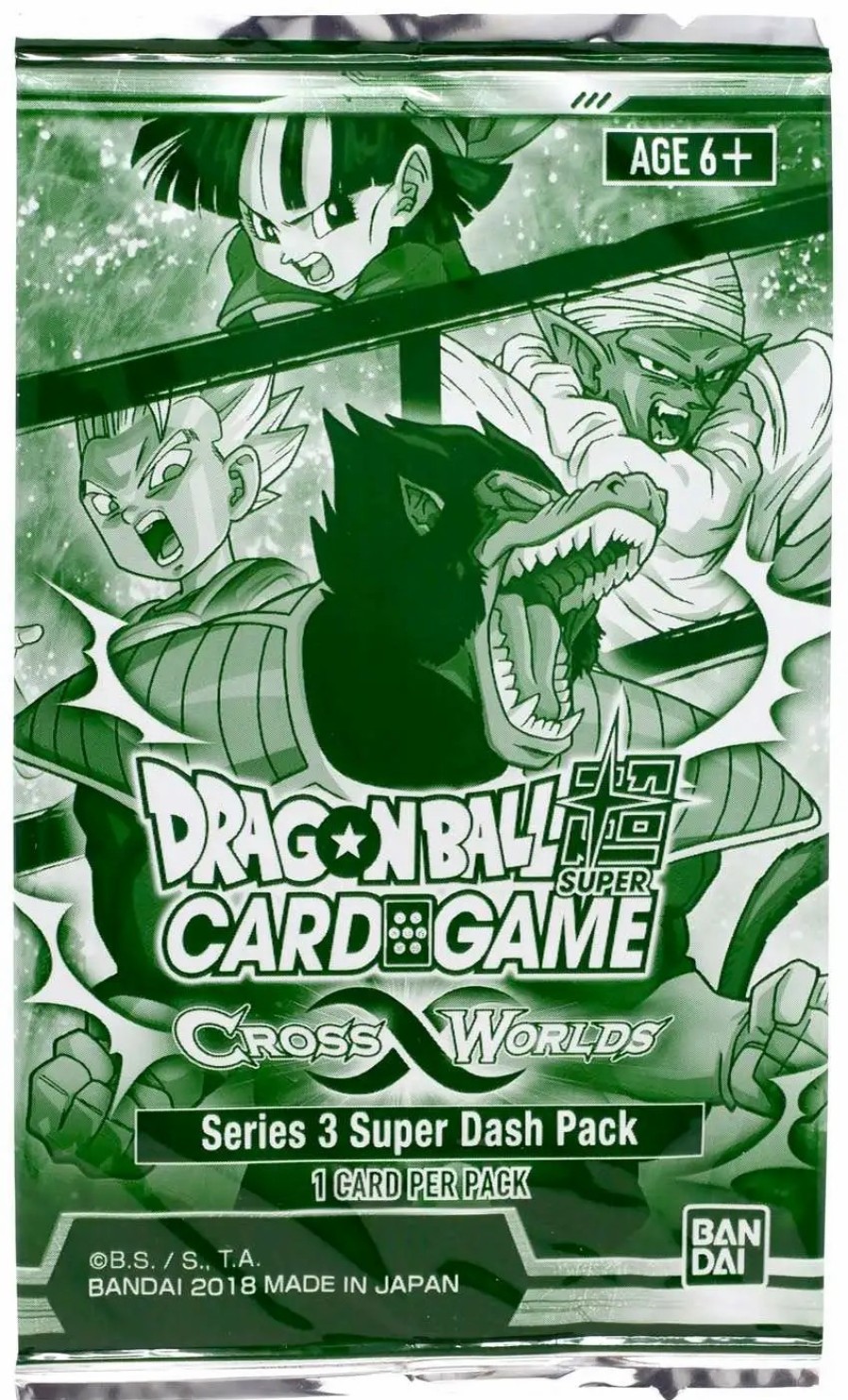 All Brands Bandai | Dragon Ball Super Trading Card Game Series 3 Cross Worlds Super Dash Pack