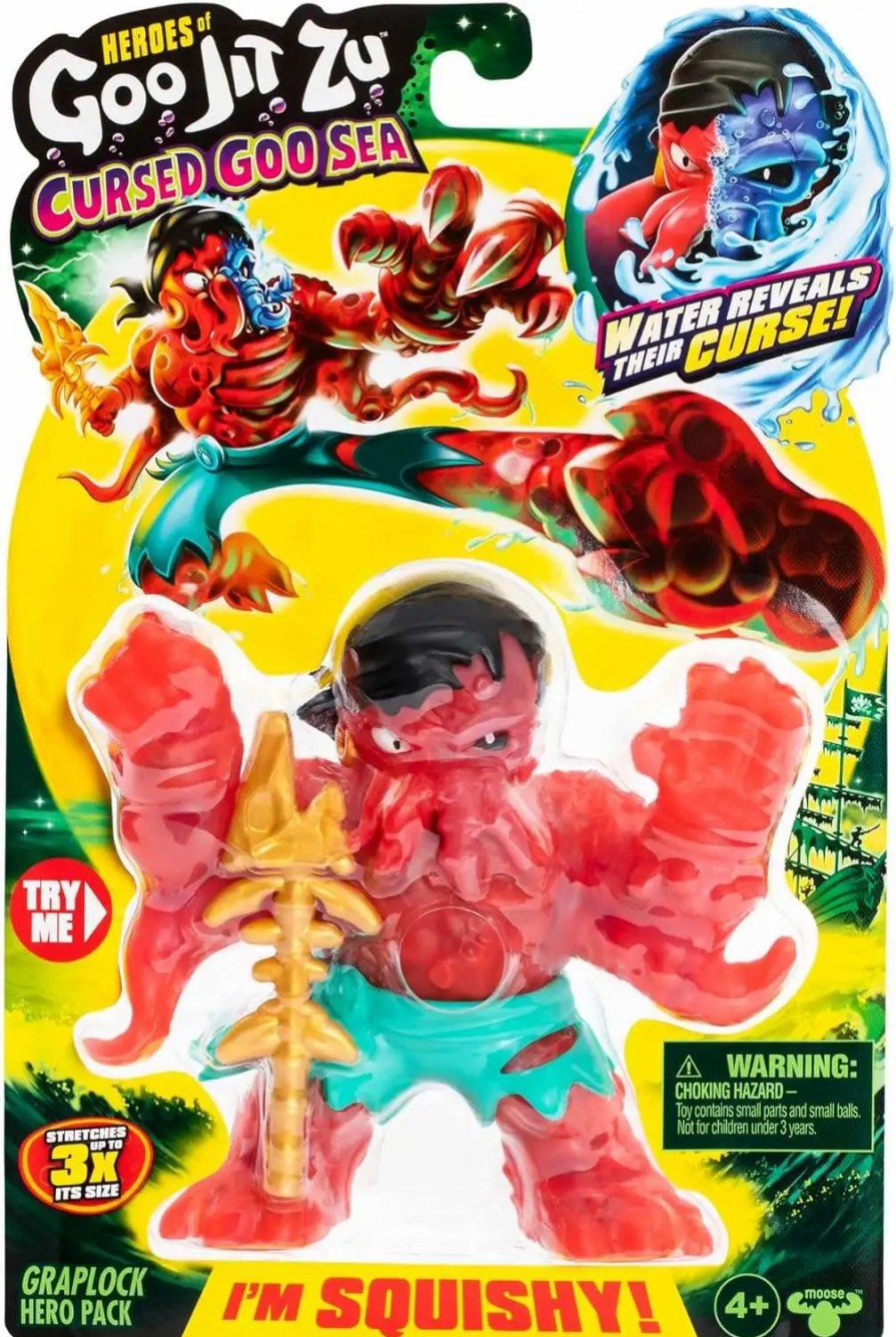 All Brands Moose Toys | Heroes Of Goo Jit Zu Cursed Goo Sea Graplock Action Figure (Pre-Order Ships February)