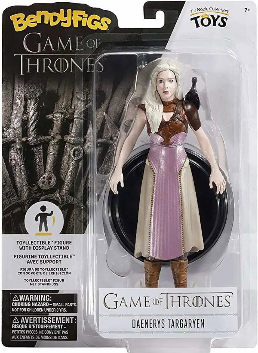 All Brands The Noble Collection | Game Of Thrones Bendyfigs Daenerys Targaryen 7-Inch Figure