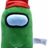 All Brands Just Toys | Among Us Green With Red Beanie 6.5-Inch Plush