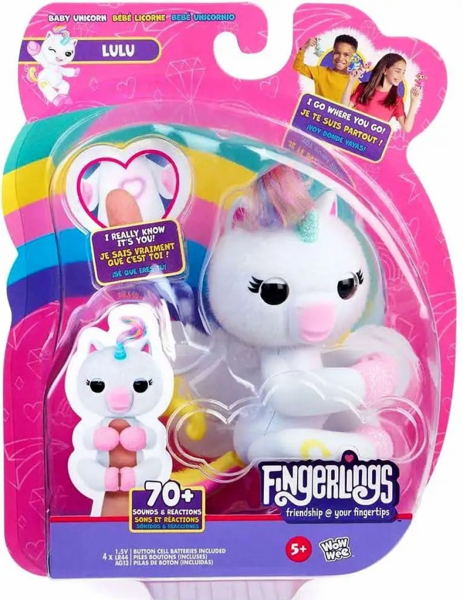 All Brands WowWee | Fingerlings Baby Unicorn Lulu Figure