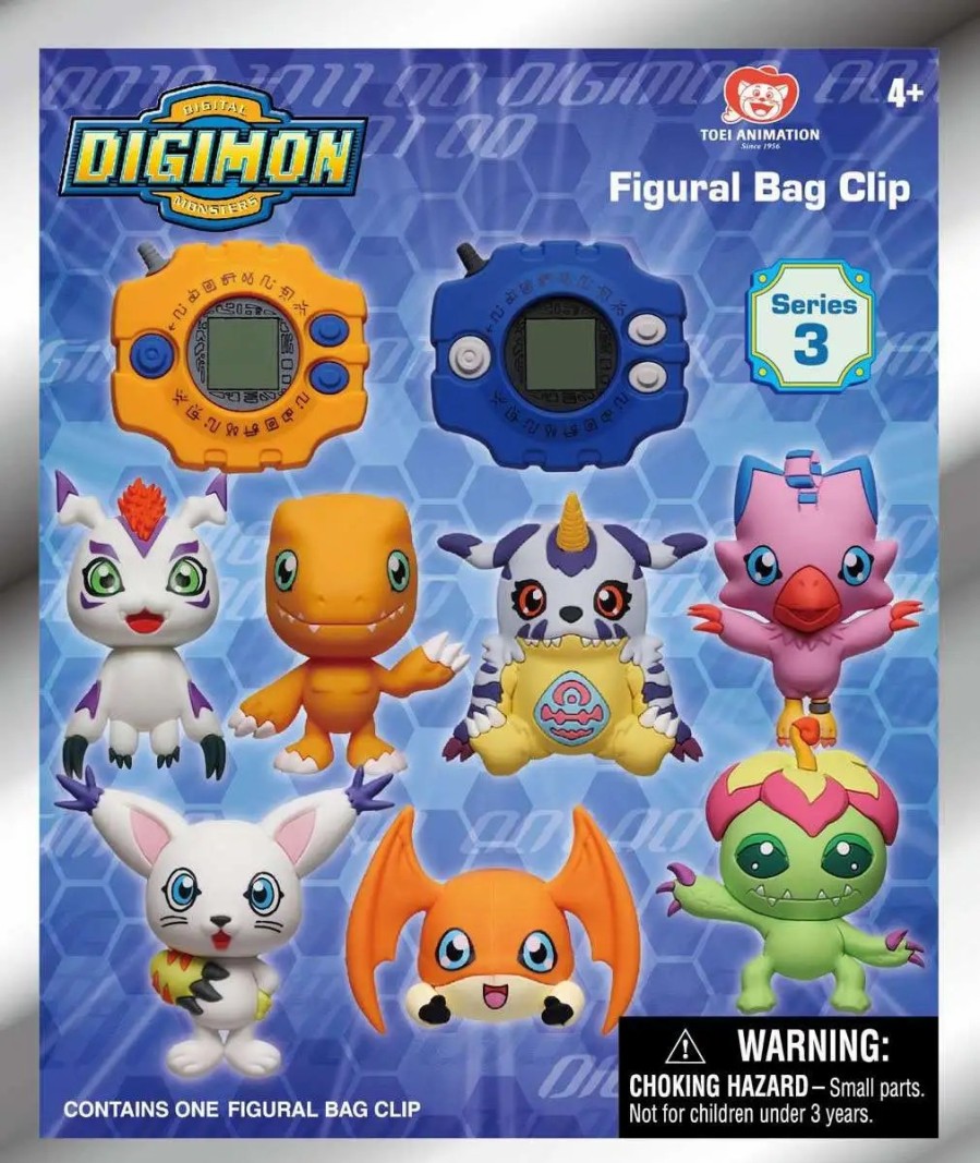 All Brands Monogram | 3D Figural Keyring Digimon Series 3 Mystery Pack [1 Random Figure]