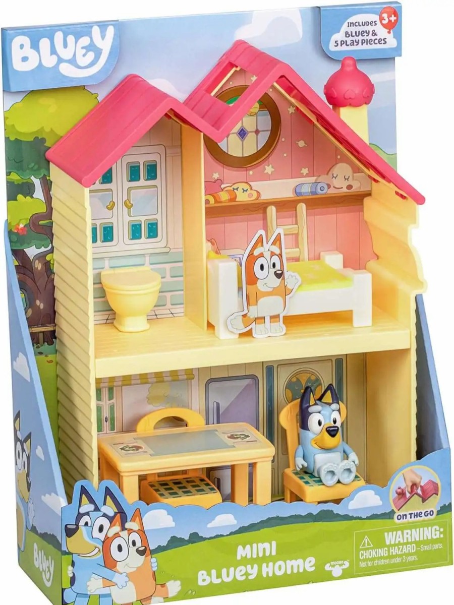 All Brands Moose Toys | Mini Bluey Home Playset