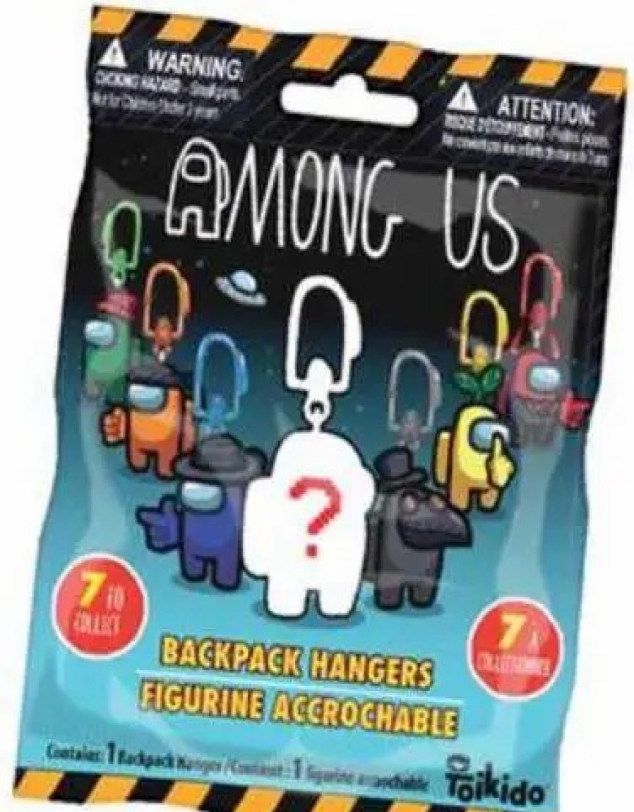 All Brands PMI | Among Us Backpack Hanger Mystery Pack [1 Random Clip-On Figure]