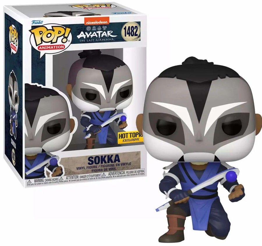 All Brands Funko | Funko Avatar The Last Airbender Pop! Animation Sokka Exclusive Vinyl Figure #1482 [Mask]