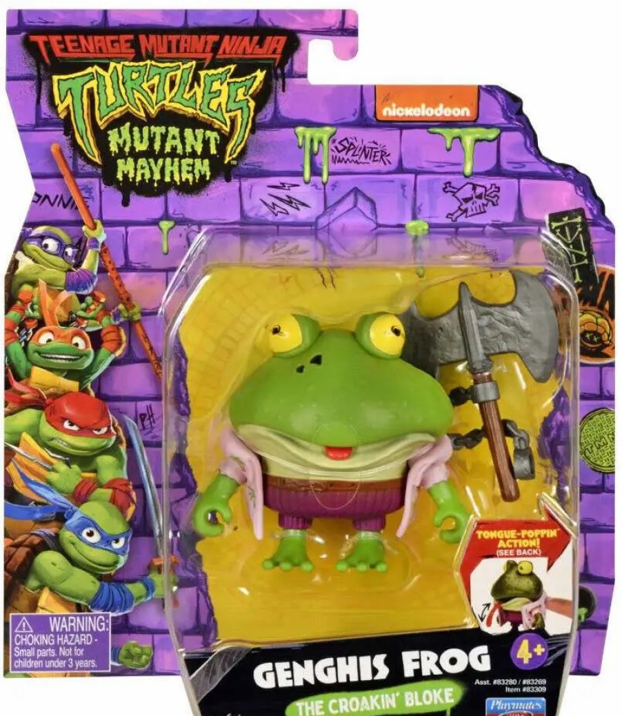 All Brands Playmates | Teenage Mutant Ninja Turtles Mutant Mayhem Genghis Frog Action Figure [The Cloakin' Bloke]