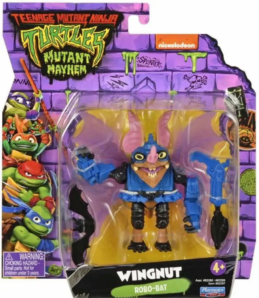 All Brands Playmates | Teenage Mutant Ninja Turtles Mutant Mayhem Wingnut Action Figure