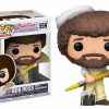 All Brands Funko | Funko Joy Of Painting Pop! Television Bob Ross With Paintbrush Vinyl Figure #559 [Overalls]