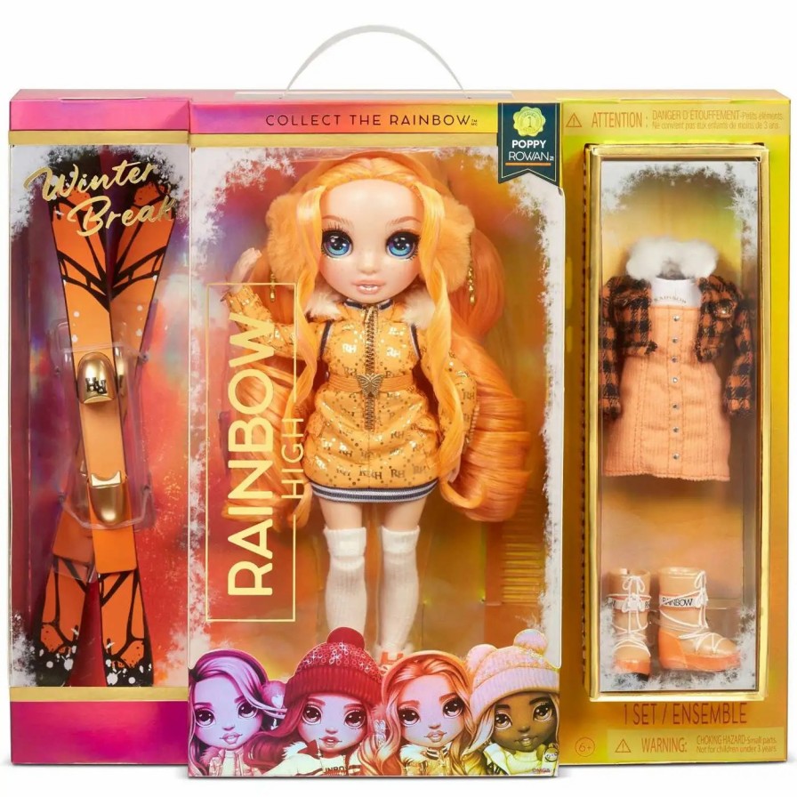 All Brands MGA Entertainment | Rainbow High Winter Break Poppy Rowan Doll