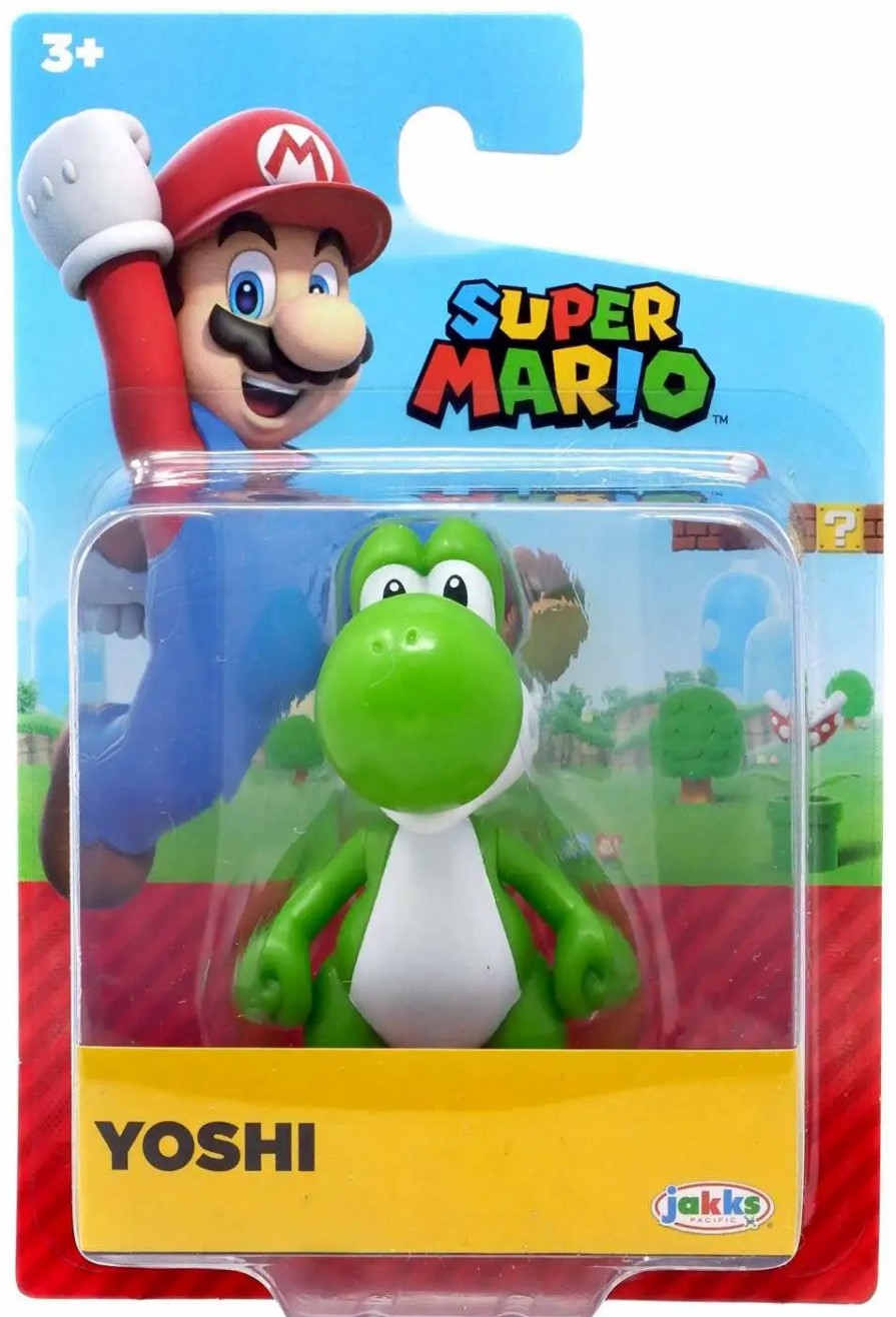 All Brands Jakks Pacific | World Of Nintendo Super Mario Green Yoshi 2.5-Inch Mini Figure