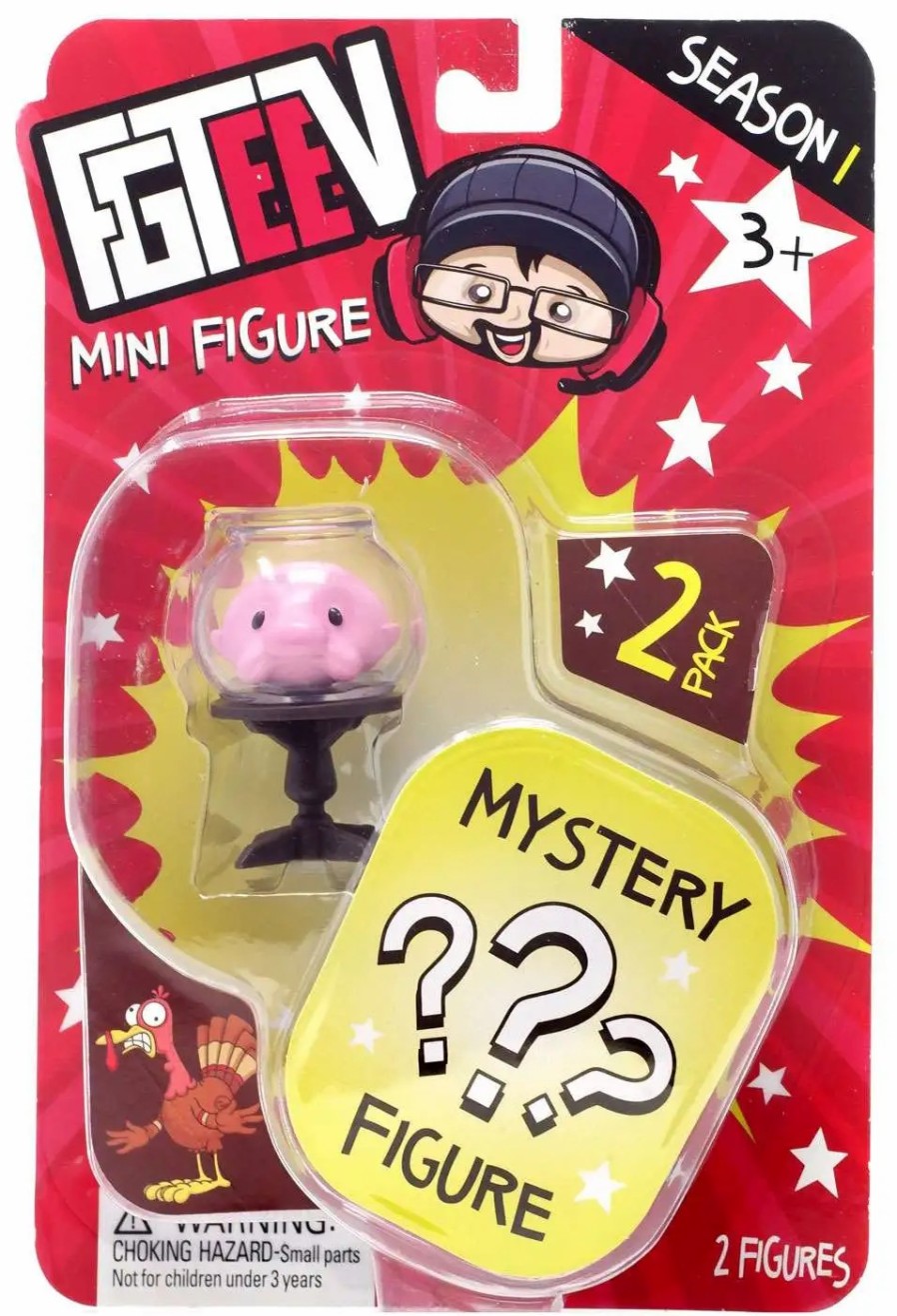 All Brands Bonkers Toy Co. | Fgteev Season 1 Blobbyfish & Mystery Action Figure 2-Pack [Mini Figure]