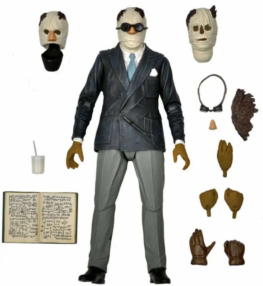 All Brands NECA | Neca Universal Monsters The Invisible Man Action Figure [Ultimate Version]