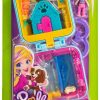 All Brands Mattel Toys | Polly Pocket Polly Moves Doghouse Micro Playset