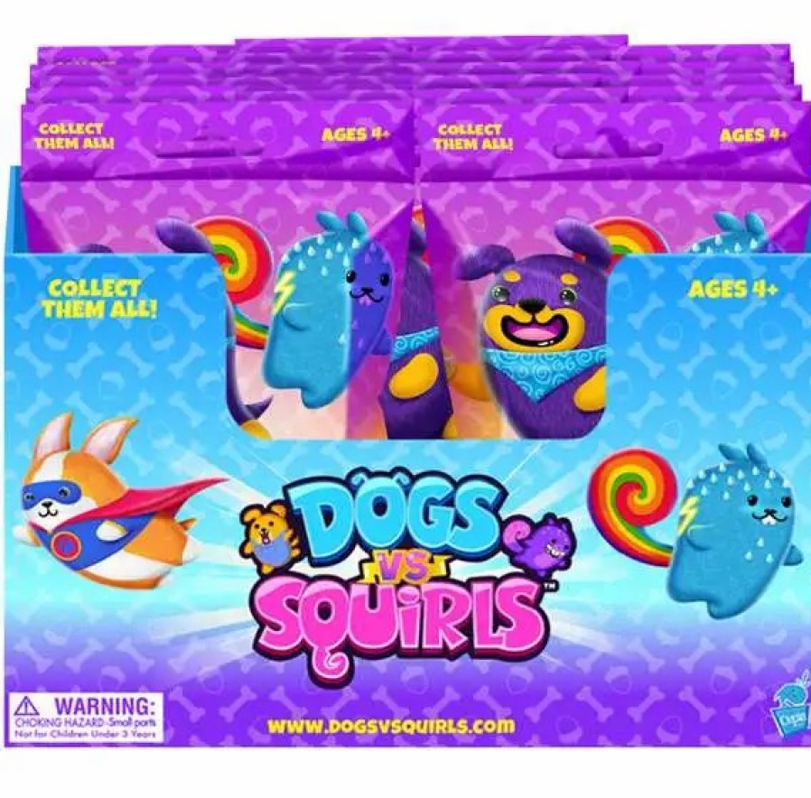 All Brands Cepia LLC | Dogs Vs. Squirls Mini Plush 4-Inch Mystery Box [12 Packs]