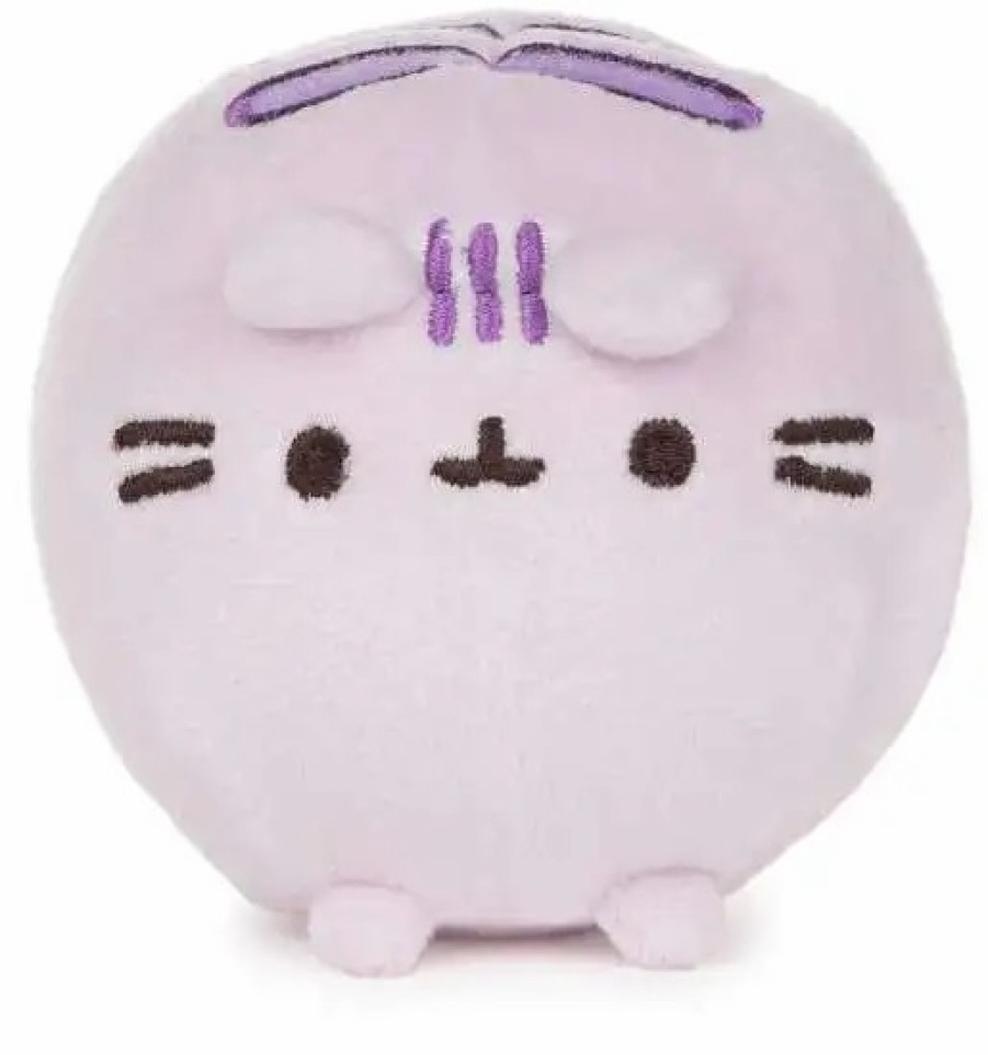 All Brands Gund | Pusheen Squishy Round Purple 3.5-Inch Plush