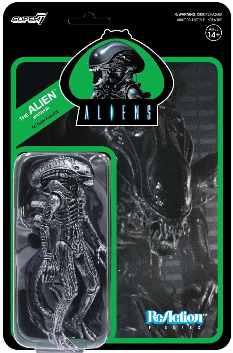 All Brands Super7 | Reaction Alien Xenomorph Warrior Action Figure