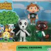 All Brands Jakks Pacific | Animal Crossing Tom Nook, K.K. & Villager 2.5-Inch Figure 3-Pack