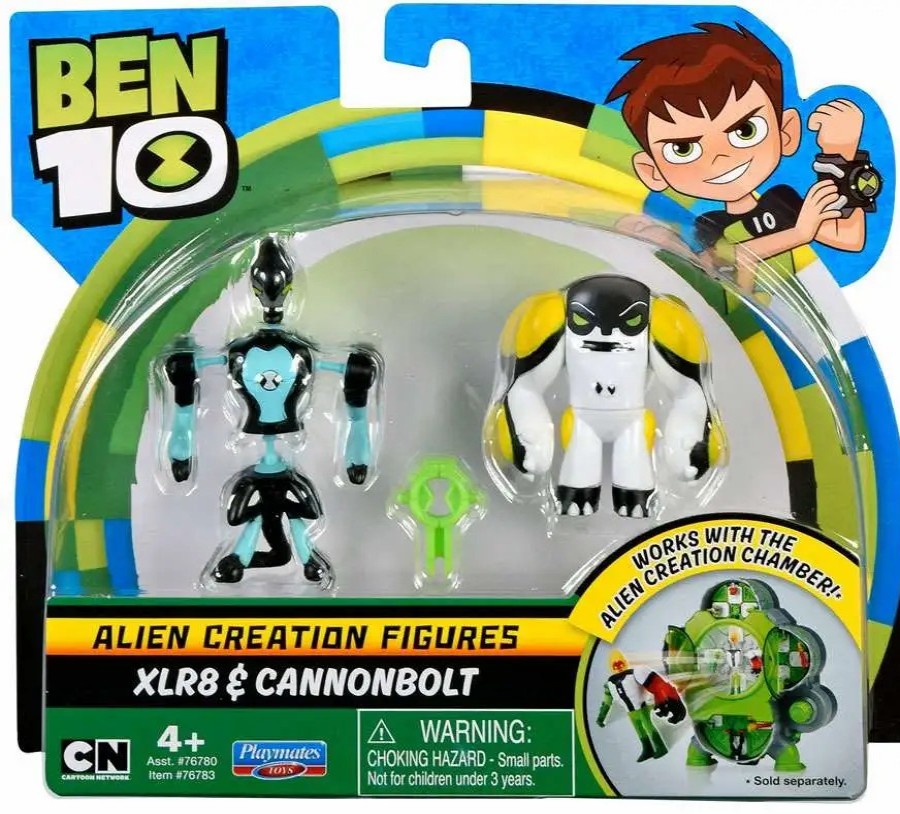 All Brands Playmates | Ben 10 Alien Creation Figures Xlr8 & Cannonbolt Mini Figure 2-Pack