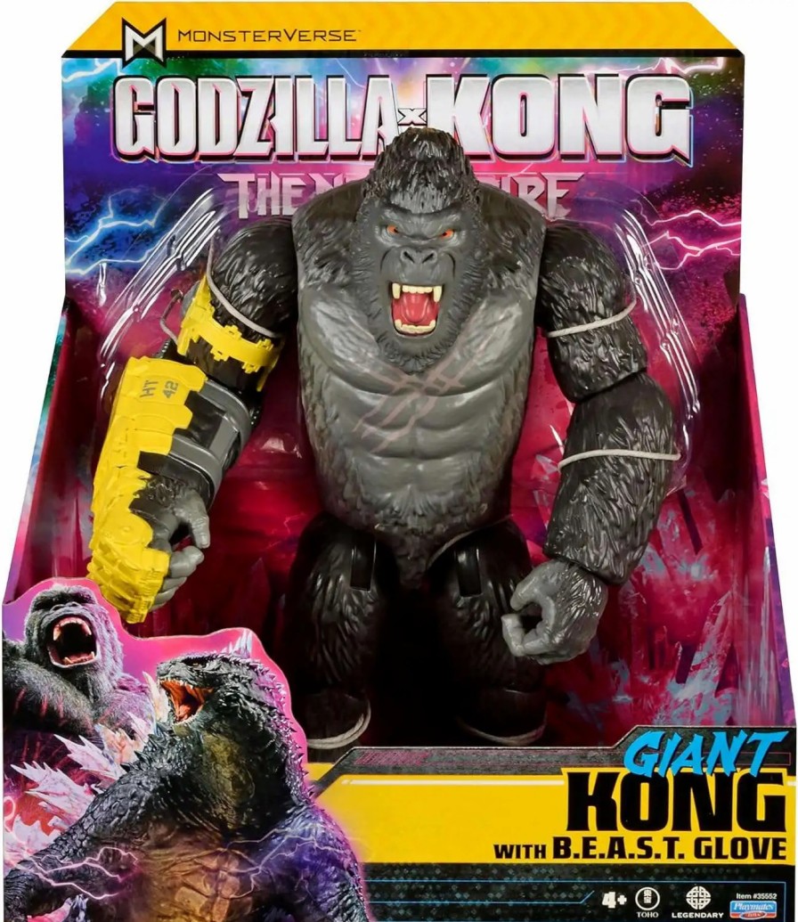 All Brands Playmates | Godzilla X Kong The New Empire Monsterverse Giant Kong Action Figure [With Beast Glove]