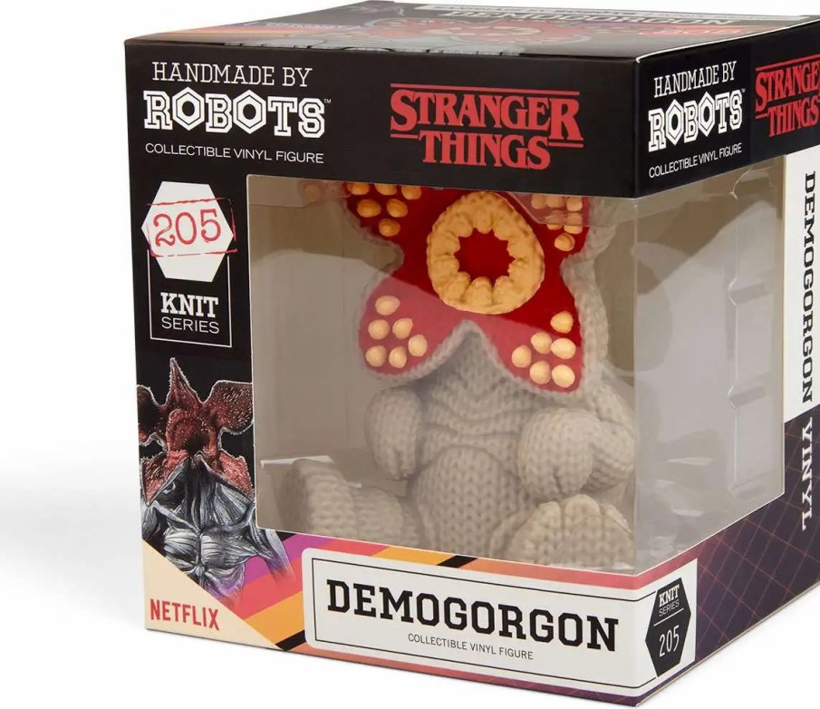 All Brands BDA Collectibles | Stranger Things Handmade By Robots Demogorgan 5-Inch Knit-Look Vinyl Figure